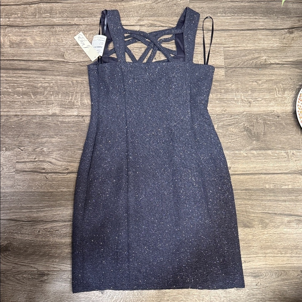 Eliza J Glittering  Mini Dress - Picture 5 of 7